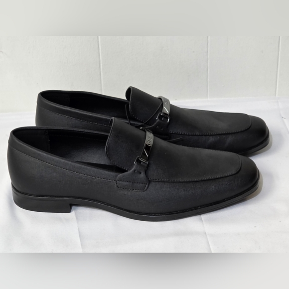 Guess Handy Dress Textured Black Slip-On Loafers Mens Size 10.5 - Picture 4 of 10